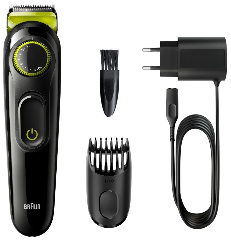 Триммер BRAUN BT3221 BLK/VT GRN BOX CEEMEA