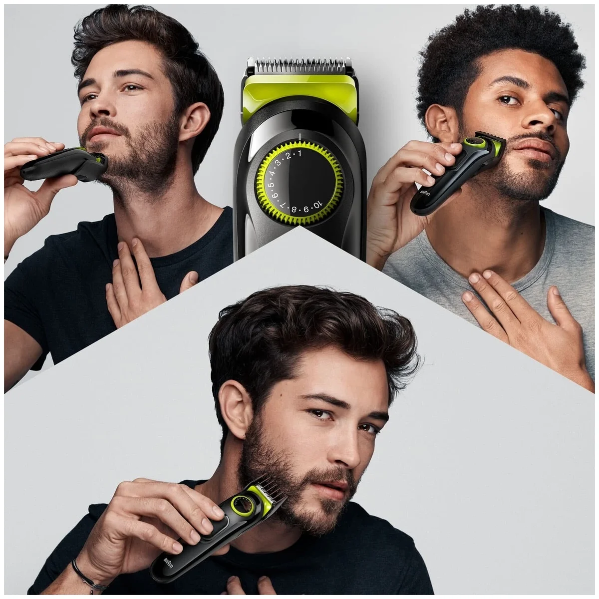 Триммер BRAUN BT3221 BLK/VT GRN BOX CEEMEA заказать