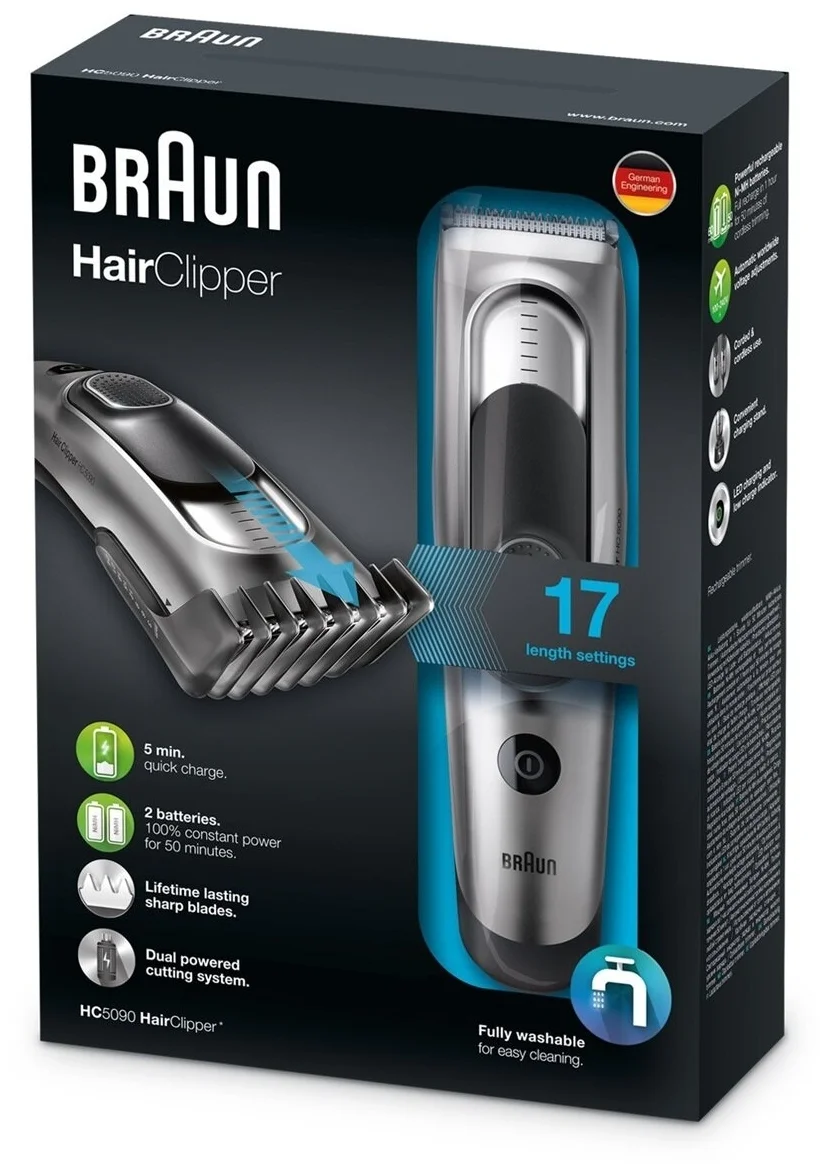 Фотография Машинка для стрижки BRAUN HC5090