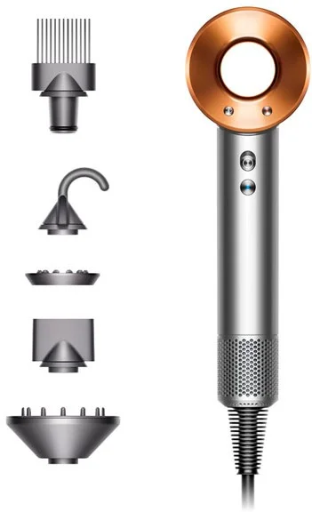 Фото Фен DYSON HD07 Supersonic (nickel/cooper)
