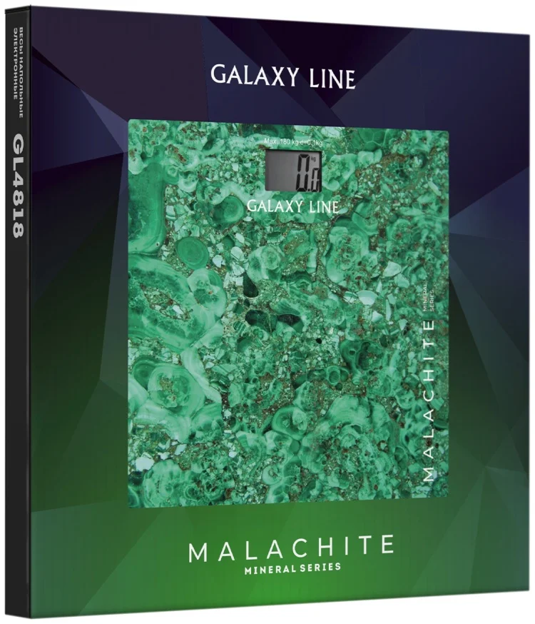 Фотография Весы напольные GALAXY GL 4818 МАЛАХИТ
