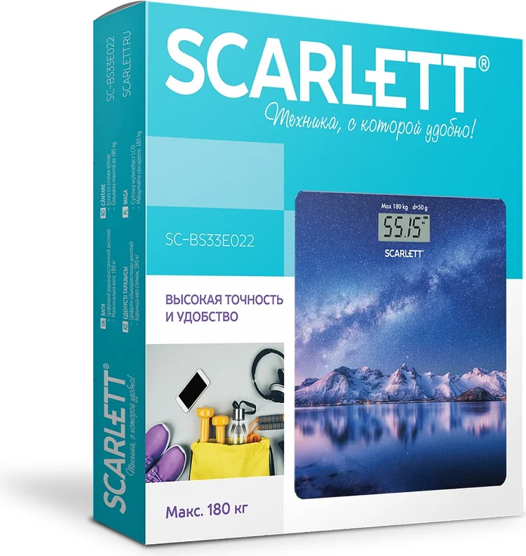 Фотография Весы напольные SCARLETT SC-BS33E022