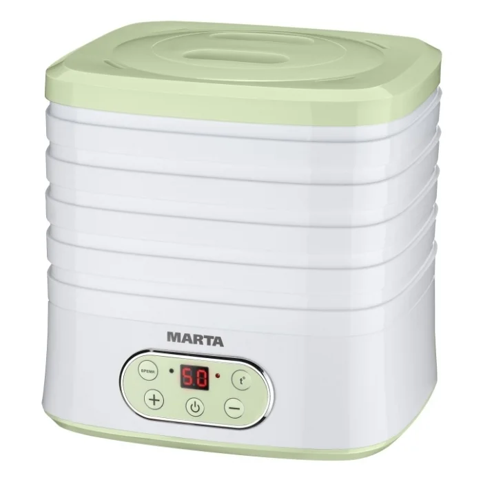 Фото Сушилка для овощей и фруктов MARTA MT-1944 green