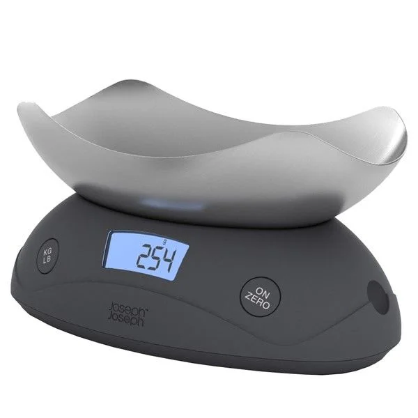 Весы кухонные серые Joseph Joseph Shell™ SCALG011HC