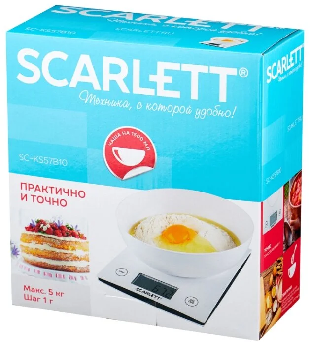 Купить Весы кухонные SCARLETT SC-KS57B10