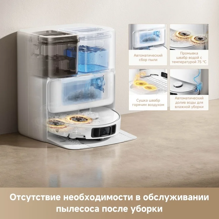Пылесос Dreame Trouver P50 Ultra (RLP23SE)+подарок Yandex Мини с часами (YNDX-00020) заказать
