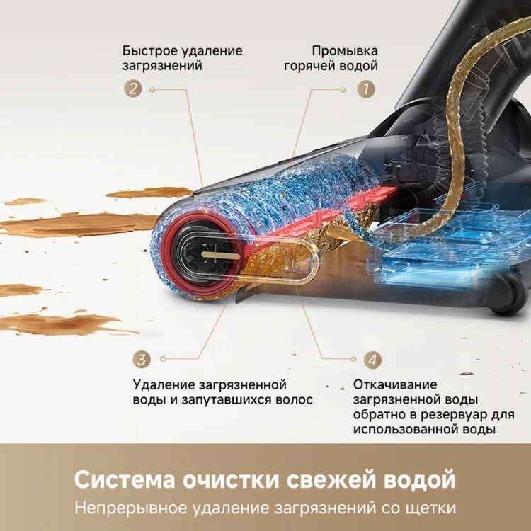 Пылесос DREAME Trouver M10 Pro (HMH16D)+подарок Yandex Лайт (YNDX-00025) Казахстан