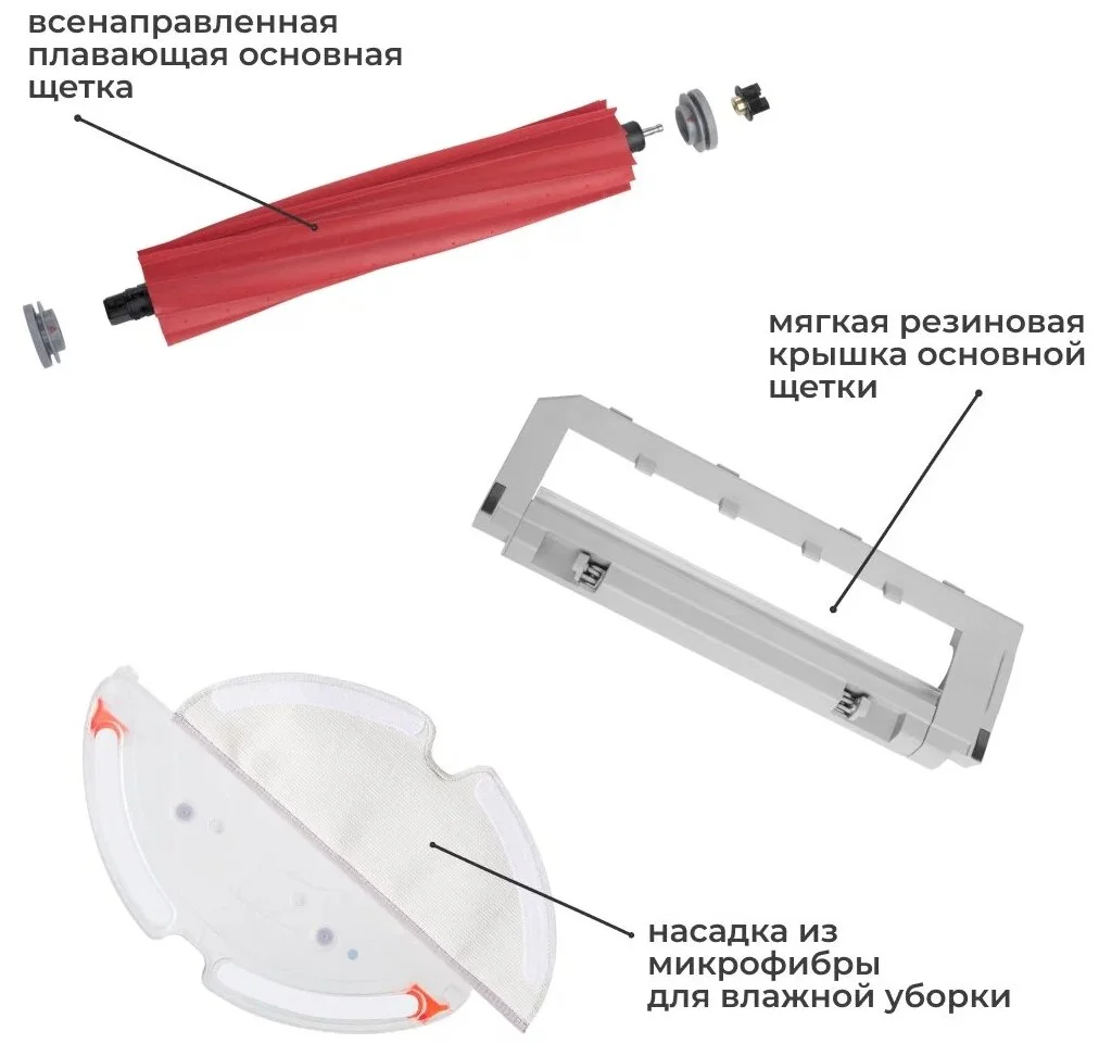 Робот-пылесос XIAOMI Roborock Q7 White Казахстан