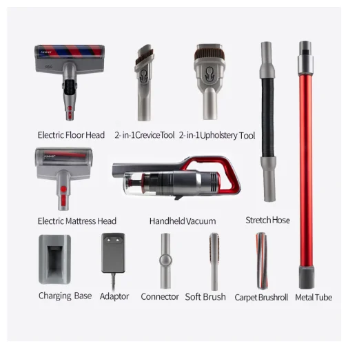 Пылесос XIAOMI Jimmy JV65 with mopping kit Graphite+red Cordless Vacuum Cleaner+charger ZD24W342060EU JV65 Казахстан Пылесос XIAOMI Jimmy JV65 with mopping kit Graphite+red Cordless Vacuum Cleaner+charger ZD24W342060EU JV65 Казахстан