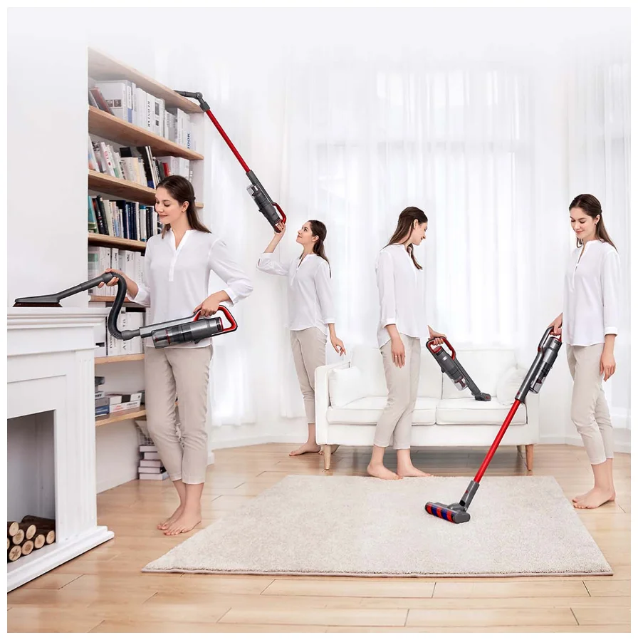 Пылесос XIAOMI Jimmy JV65 with mopping kit Graphite+red Cordless Vacuum Cleaner+charger ZD24W342060EU JV65 Казахстан Пылесос XIAOMI Jimmy JV65 with mopping kit Graphite+red Cordless Vacuum Cleaner+charger ZD24W342060EU JV65 Казахстан