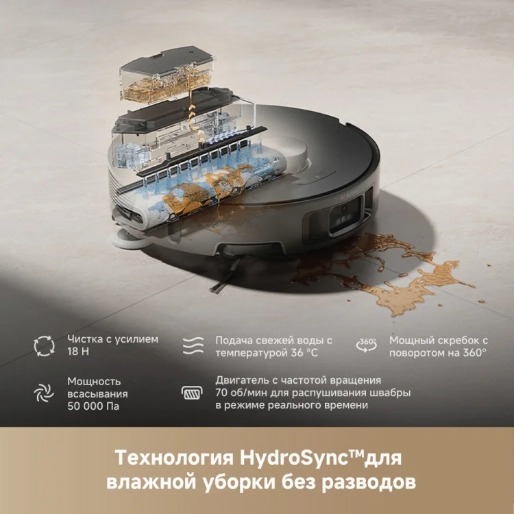 Пылесос DREAME Trouver Z50 Ultra (RLZ92CE)+подарок Yandex Midi (YNDX-00054) Казахстан