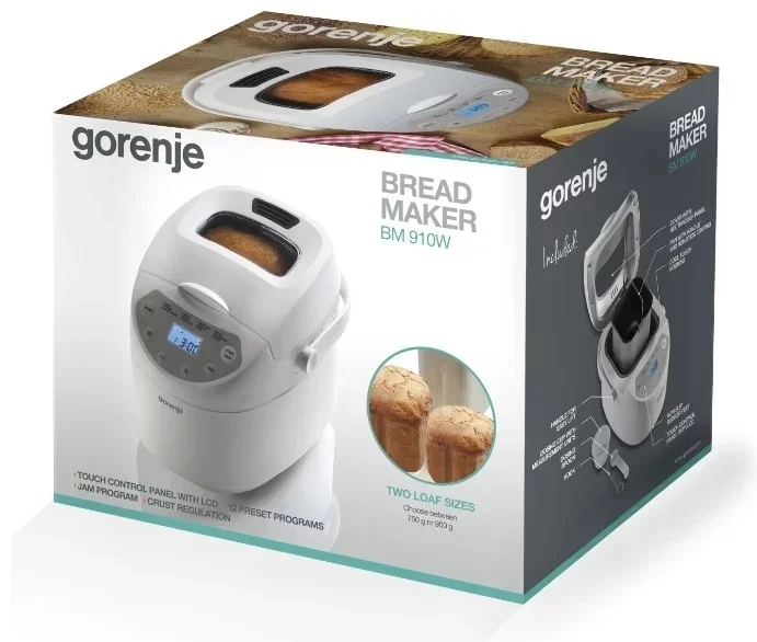Фотография Хлебопечка GORENJE BM910W