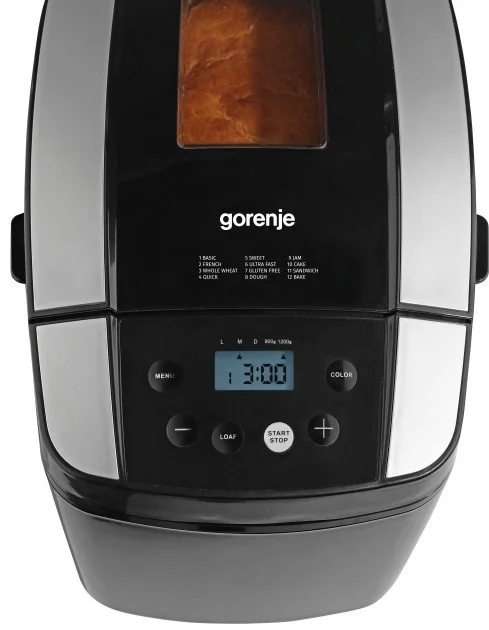 Фотография Хлебопечка GORENJE BM1210BK