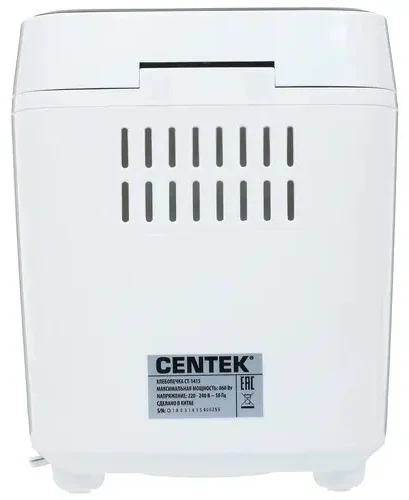 Картинка Хлебопечка CENTEK CT-1415 White