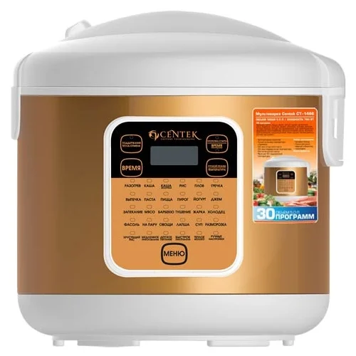 Фото Мультиварка CENTEK CT-1486 Gold/White