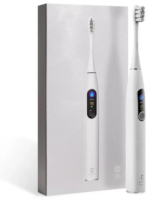Фото Умная зубная электрощетка XIAOMI Oclean X Pro Elite Серый Y2087 Фото Умная зубная электрощетка XIAOMI Oclean X Pro Elite Серый Y2087