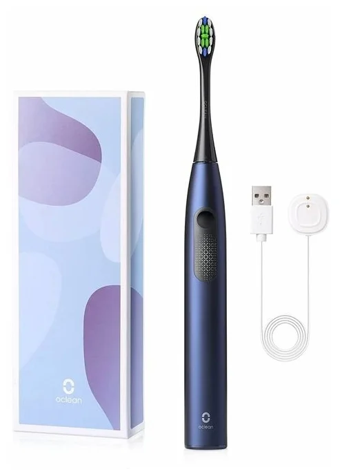 Картинка Электрическая зубная щетка XIAOMI Oclean F1 electric toothbrush dark blue Картинка Электрическая зубная щетка XIAOMI Oclean F1 electric toothbrush dark blue