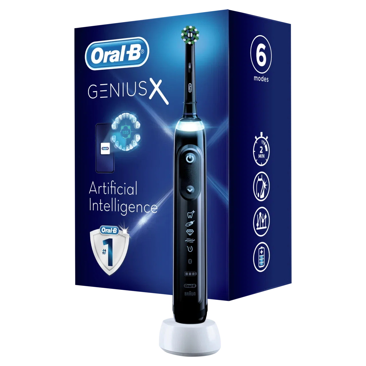 Зубная щетка BRAUN Oral-B Genius D706.513.6 Black (3771)