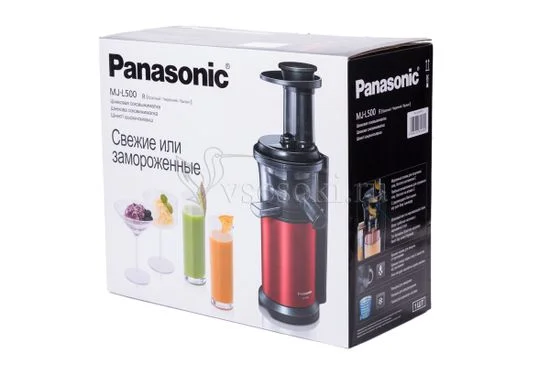 Фотография Соковыжималка PANASONIC MJ-L500RTQ