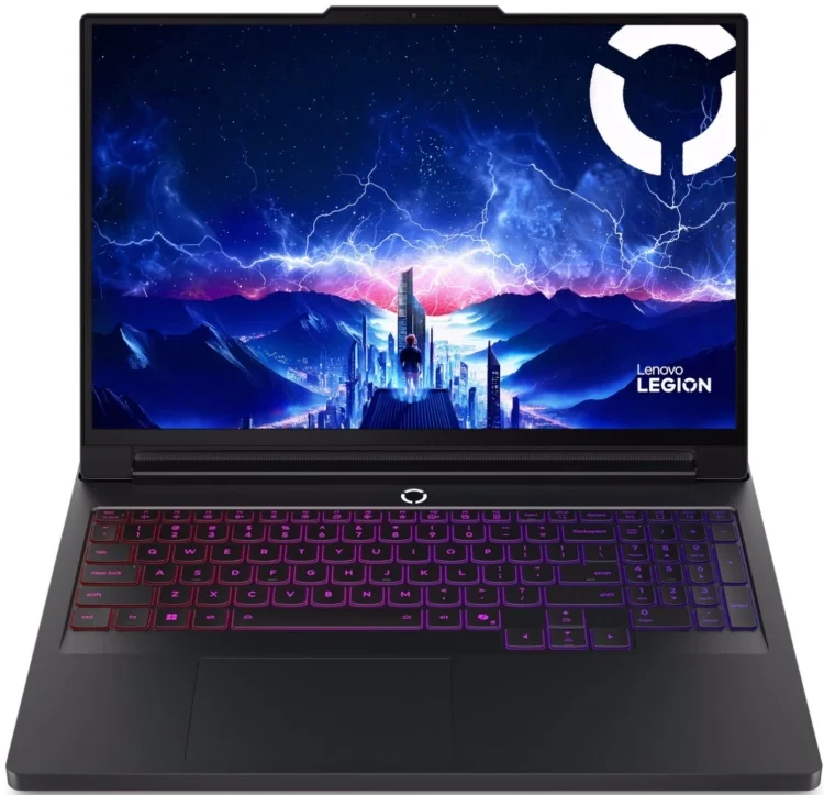 Фото Ноутбук LENOVO Legion Pro 7 16"wqxga/Ultra9-275HX/32GB/1TB/GF RTX5070 12GB/Win11 (83F50027RK)