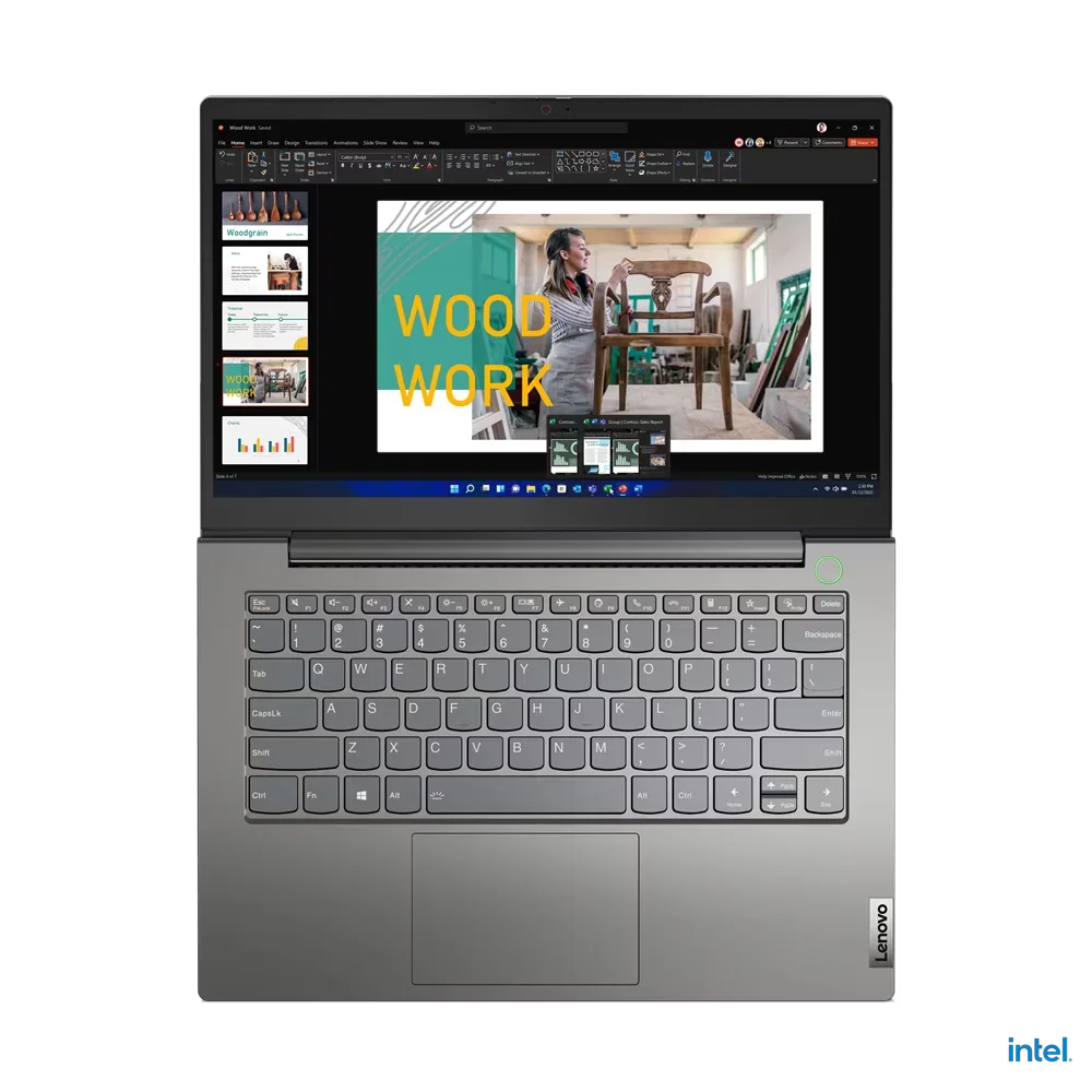 Фото Ноутбук LENOVO Thinkbook 14,0’FHD/i5-1235U/8Gb/256Gb/DOS (21DH00GGRU)