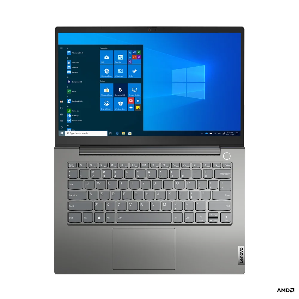 Картинка Ноутбук LENOVO ThinkBook 14/Ryzen 3 5300U/8GB/512GB/DOS (21A2003TRU)