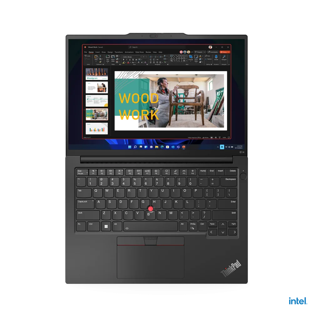 Фотография Ноутбук LENOVO ThinkPad E14 14.0"/i5-1335u/8Gb/512Gb/Nos (21JK0003RT)