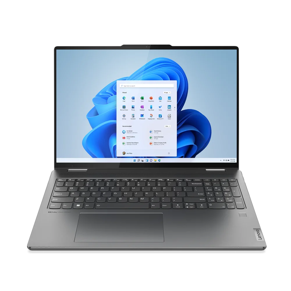 Фотография Ноутбук LENOVO Yoga 7 16/i5-1340P/16GB/512GB/Win11 Home SL (82YN001YRK) Фотография Ноутбук LENOVO Yoga 7 16/i5-1340P/16GB/512GB/Win11 Home SL (82YN001YRK)