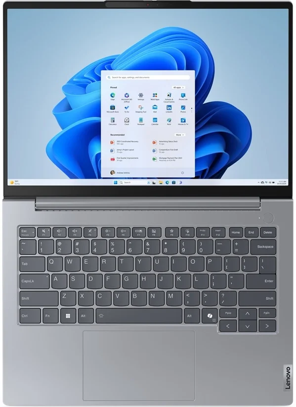 Картинка Ноутбук LENOVO ThinkBook 14'wuxga/Ryzen 7-7735HS/32Gb/1Tb/Win11Pro (21MV001YRU)