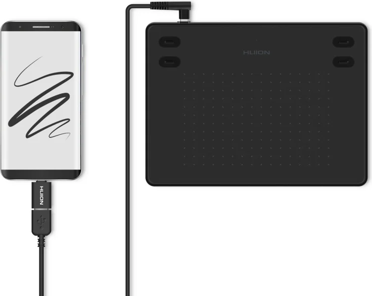 Картинка Графический планшет HUION RTE-100