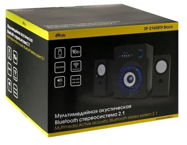 Купить Акустическая система RITMIX SP-2165BTH (2.1) Black