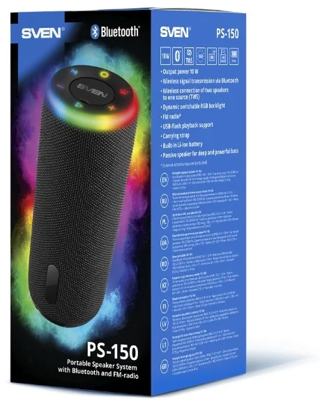 Картинка Акустическая система SVEN PS-150 Black (SV-022327)