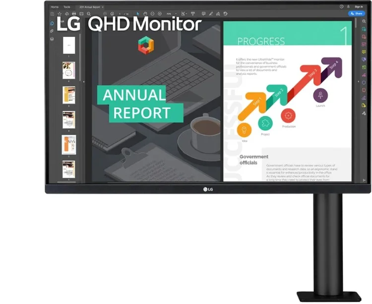 Фотография Монитор LG 27QN880-B Фотография Монитор LG 27QN880-B