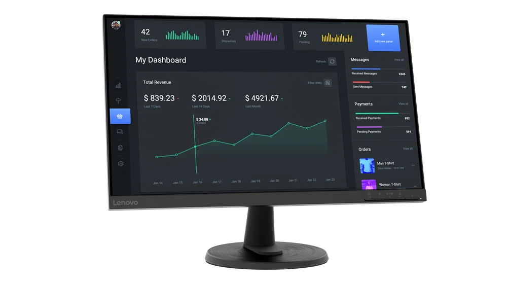 Фотография Монитор LENOVO C24-40 (63DCKAT6EU)