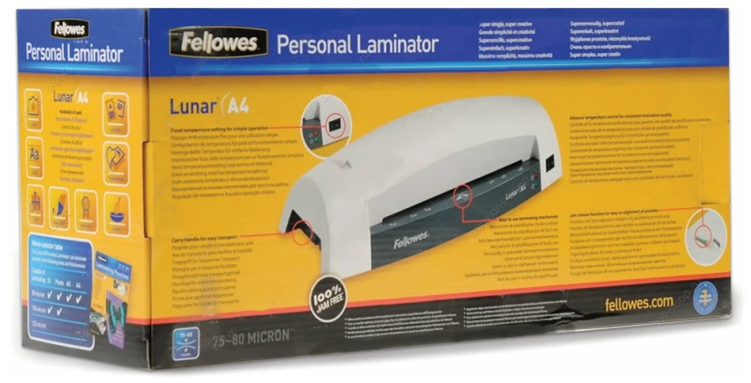 Ламинатор Fellowes Lunar+ A4 Blue Казахстан