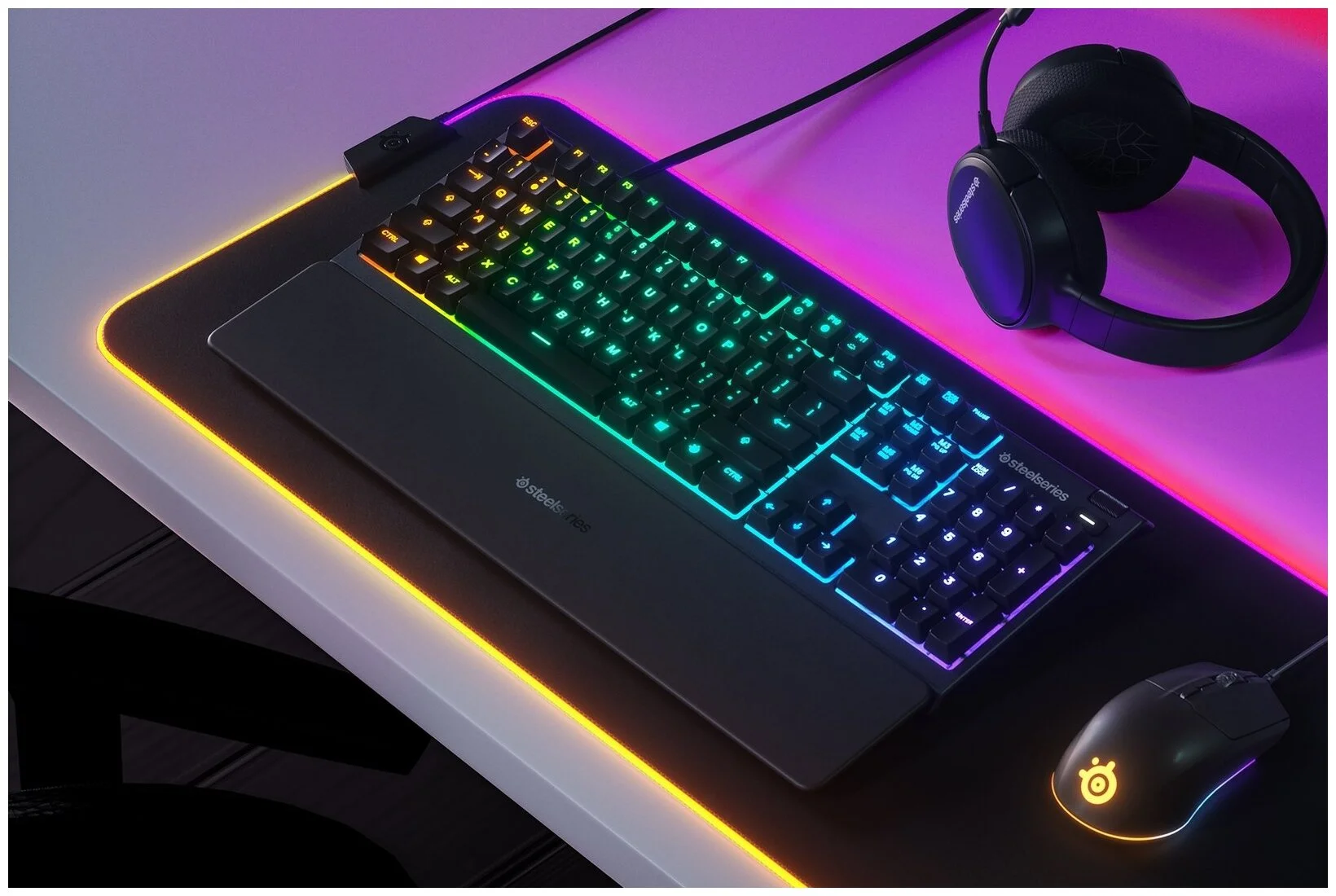 Клавиатура STEELSERIES Apex 3 TKL 64817 Black заказать