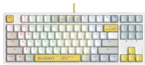 Клавиатура игровая A4Tech Bloody S87 White