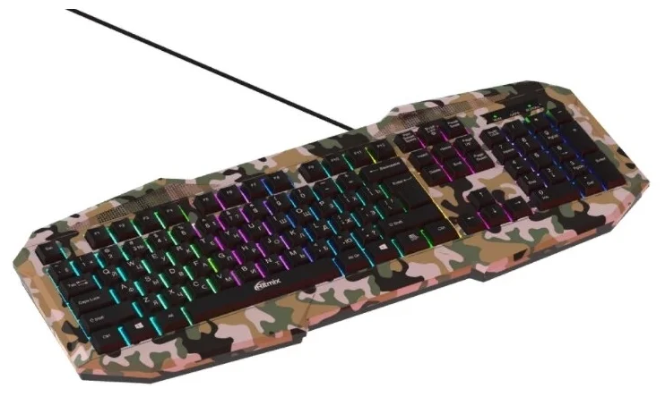Фотография Клавиатура RITMIX RKB-550 Black Gaming backlight