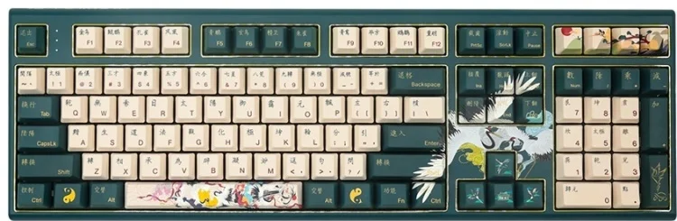 Фото Клавиатура VARMILO VBM108 Lure Crane EC V2 Daisy (A01A037A8A4A17A031)