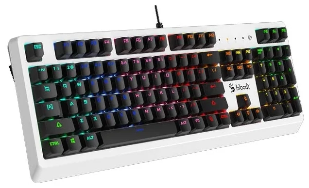 Цена Клавиатура A4Tech Bloody B810RC WHITE