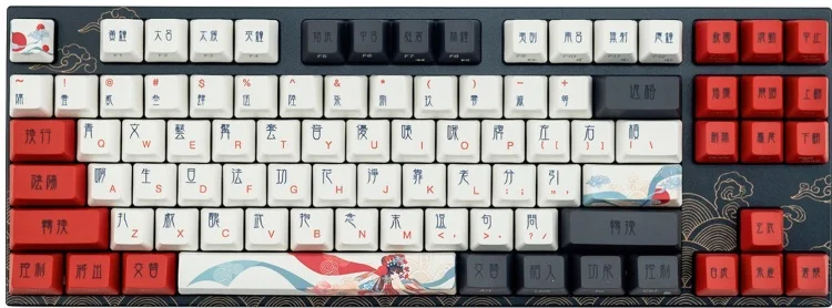Клавиатура VARMILO VEM87 Beijing Opera EC V2 Rose (A33A028B0A3A17A025)