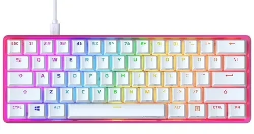 Клавиатура <span style="font-size: 1.2rem;">HyperX</span><span style="font-size: 1.2rem;"> Alloy Origins 60 Pink 572Y6AA</span><br>