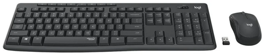 Фотография Клавиатура LOGITECH MK295 Silent Black + Мышь (920-009807) Фотография Клавиатура LOGITECH MK295 Silent Black + Мышь (920-009807)