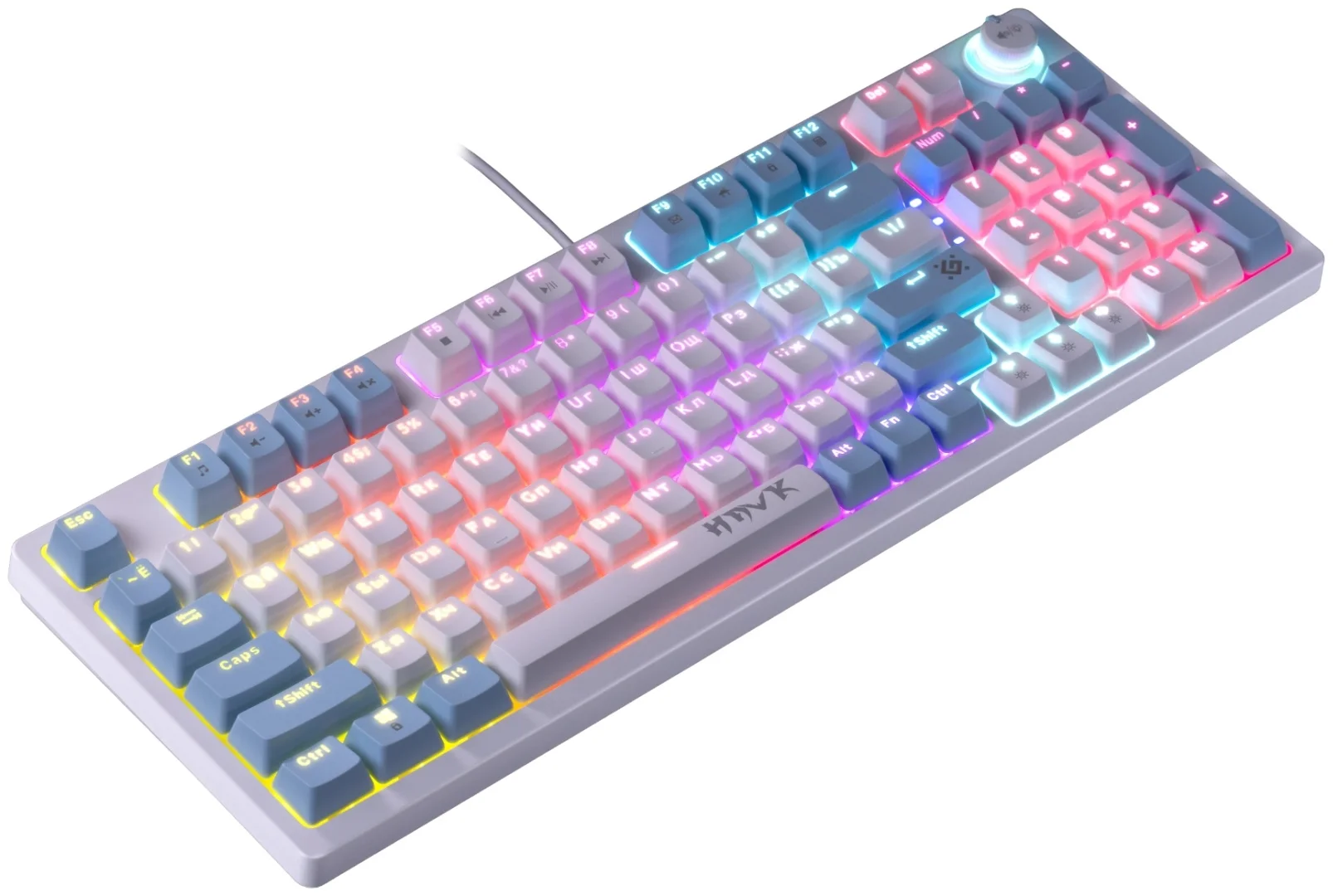 Картинка Клавиатура DEFENDER Hawk GK-418 switch red White-Blue