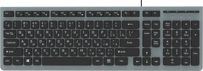 Клавиатура RITMIX RKB-400 Slim grey