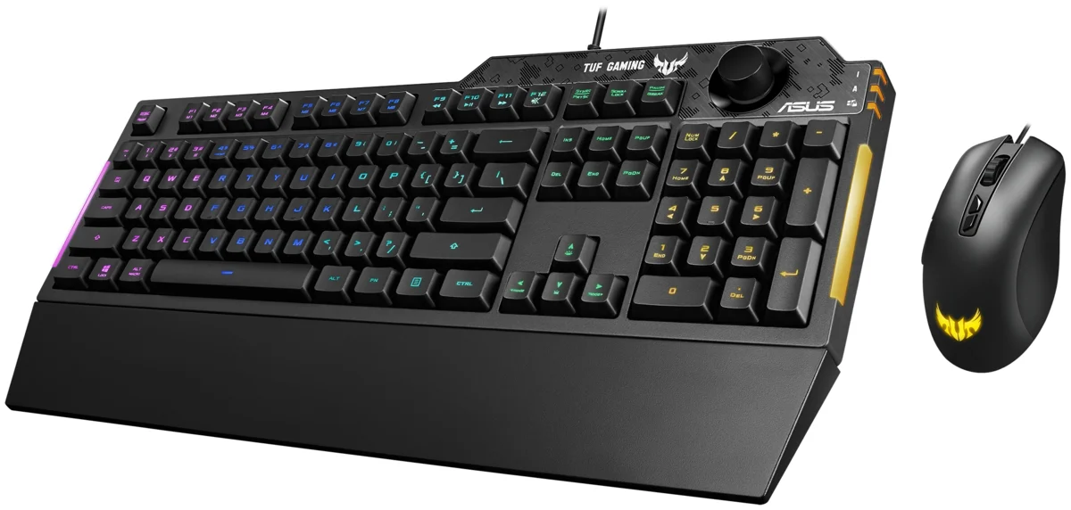 Клавиатура ASUS CB02 TUF GAMING COMBO/RU//KB & MS (90MP02A0-BCRA00) +мышь