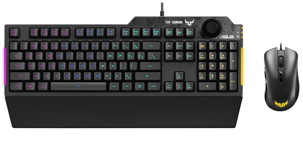 Фото Клавиатура ASUS CB02 TUF GAMING COMBO/RU//KB & MS (90MP02A0-BCRA00) +мышь