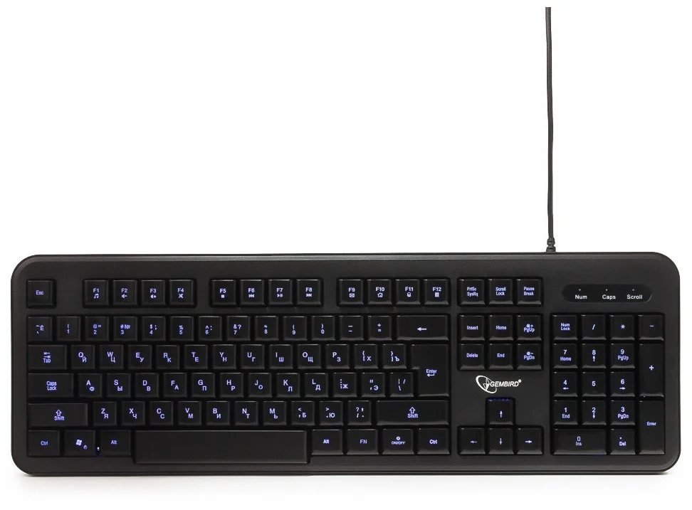 Клавиатура GEMBIRD KB-200L black
