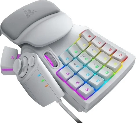 Фотография Клавиатура RAZER Tartarus Pro - Mercury White RZ07-03110200-R3M1