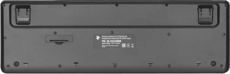 Картинка Клавиатура 2Е KS220 WL Black (2E-KS220WB)